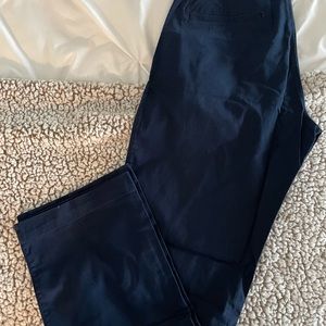 J Crew Classic Navy Blue Chino Pants